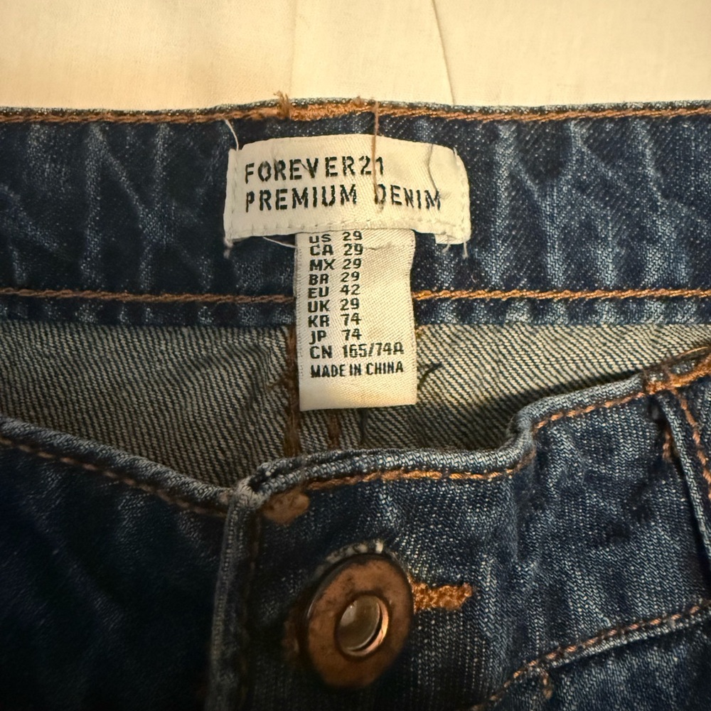 Forever 21 Blue Denim Jeans